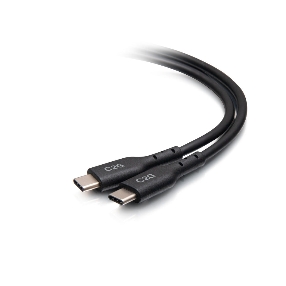 C2G 0.5m USB-C Male to USB-C Male Cable (20V 5A) - USB 2.0 (480Mbps)