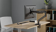 Manhattan Desk Mount for TV & Monitors (Full Motion Spring),For screens 13" to 42",C-Clamp or Grommet Assembly,VESA compatibility:all between 75x75mm to 200x200mm -check the dimensions of the four mounting holes on back of screen to ensure it fits,Max