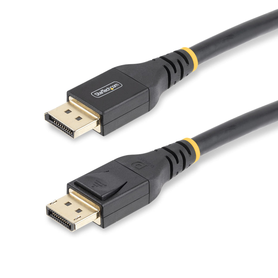 StarTech.com 50ft (15m) VESA-Certified Active DisplayPort 1.4 Cable, DP8K DisplayPort Cable w/HBR3, HDR10, MST, DSC 1.2, HDCP 2.2, 8K 60Hz, 4K 120Hz - DP 1.4 Cable M/M