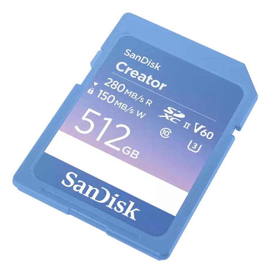 SanDisk Creator 512 GB SDXC UHS-II Class 10