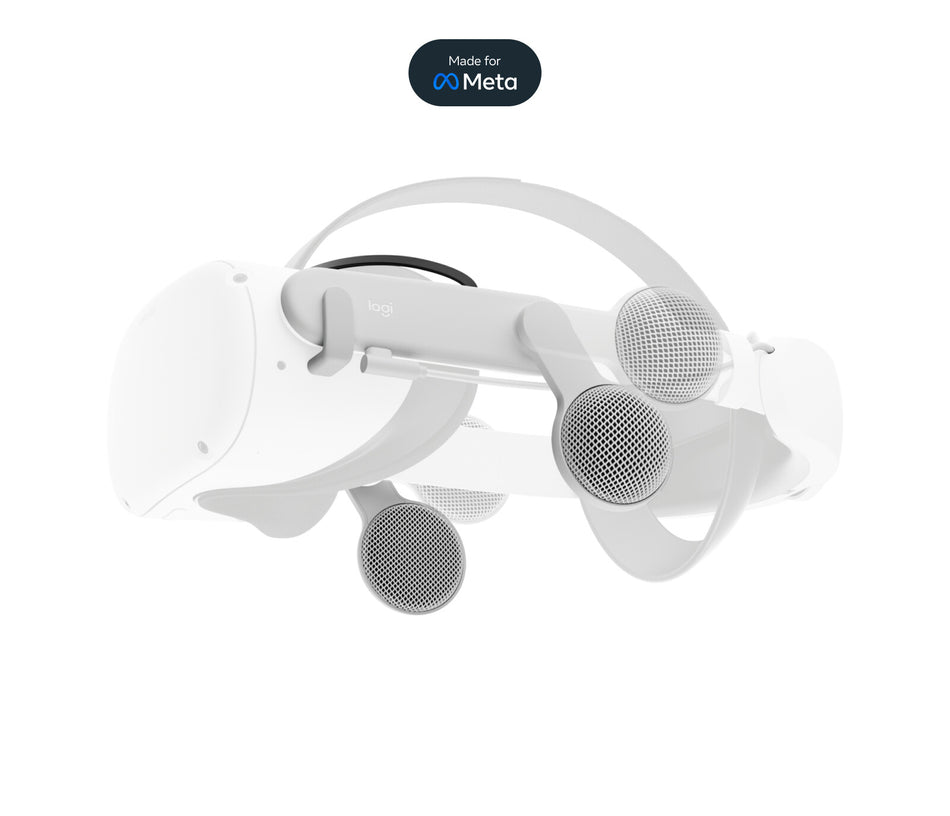 Logitech 982-000154 headphones/headset Wired Head-band Virtual reality (VR) USB Type-C White