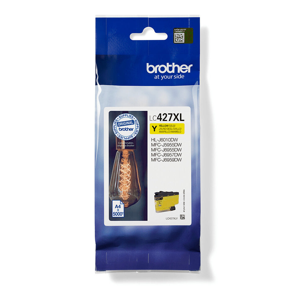 Brother LC427XLY ink cartridge 1 pc(s) Original Yellow