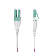 StarTech.com 3m (10ft) LC to LC (UPC) OM4 Multimode Fiber Optic Cable, Erika Violet, 50/125µm, 40G/100G, LOMMF/VCSEL, Uniboot Fiber Jumper Cord, OFNR Riser Rated