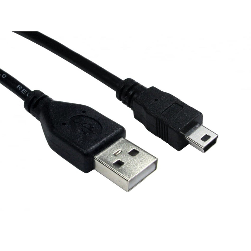 Cables Direct 99CDL2-0622 USB cable USB 2.0 2 m USB A Mini-USB B Black