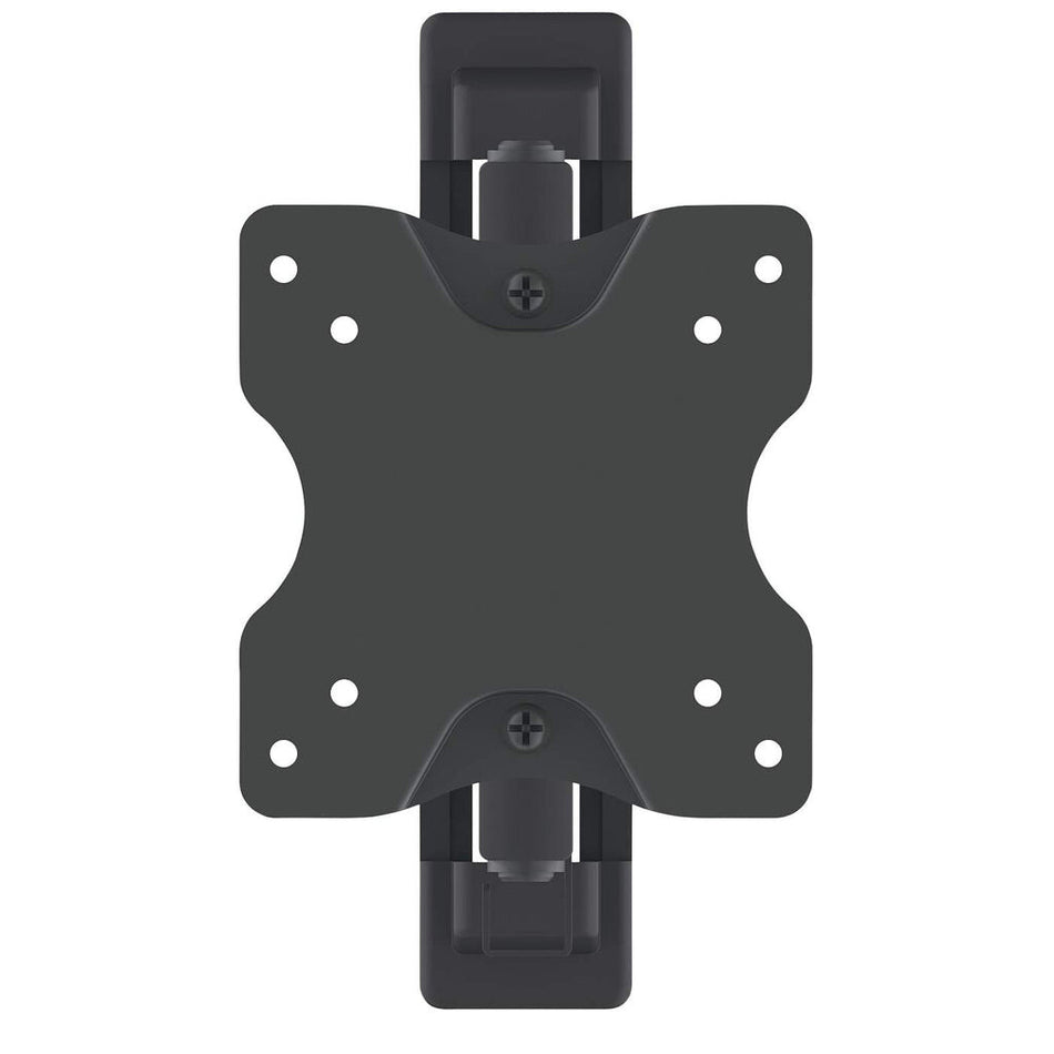 Manhattan TV & Monitor Mount, Wall, Full Motion, 1 screen, Screen Sizes: 13-27", Black, VESA 75x75 to 100x100mm, 20kg, Tilt & Swivel with 3 Pivots, Lifetime Warranty