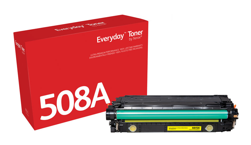 Everyday™ Yellow Toner by Xerox compatible with HP 508A (CF362A), Standard capacity