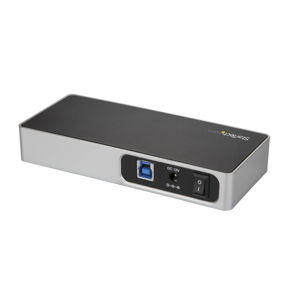 StarTech.com 7 Port USB C Hub with Fast Charge Port - USB-C to 5x USB-A 2x USB-C (USB 3.0 SuperSpeed 5Gbps) - Self Powered USB 3.2 Gen 1 Type-C Hub w/ Power Adapter - Desktop/Laptop Hub