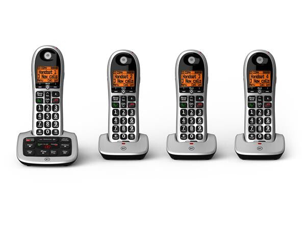British Telecom GB1LWS00 DECT telephone Caller ID Black, Silver