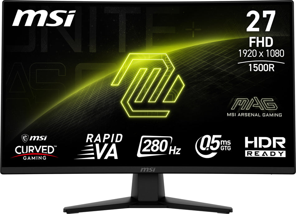 MSI MAG 274CXF computer monitor 68.6 cm (27") 1920 x 1080 pixels Full HD Black