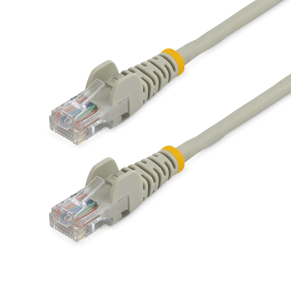 StarTech.com Cat5e Patch Cable with Snagless RJ45 Connectors - 1m, Gray