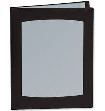 Rexel Clearview A5 Display Book 24-Pocket Black