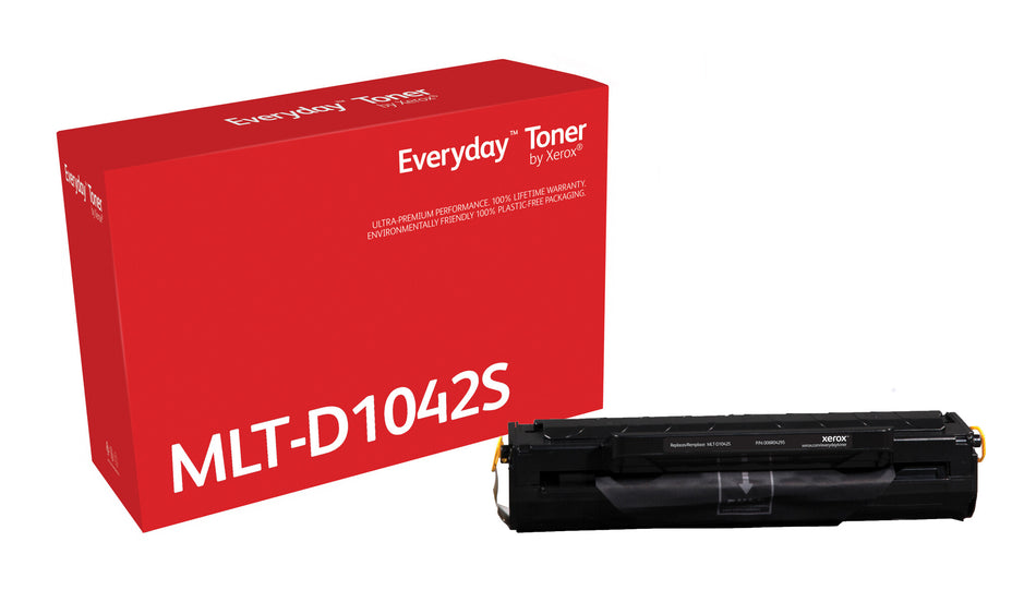 Everyday™ Black Toner by Xerox compatible with Samsung MLT-D1042S, Standard capacity