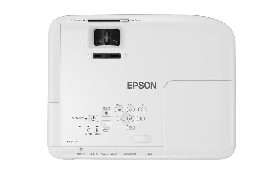 Epson EB-W06 Standard throw projector 3700 ANSI lumens 3LCD WXGA (1280x800) White