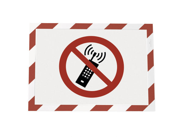 Durable DURAFRAME SECURITY magnetic frame A4 Red