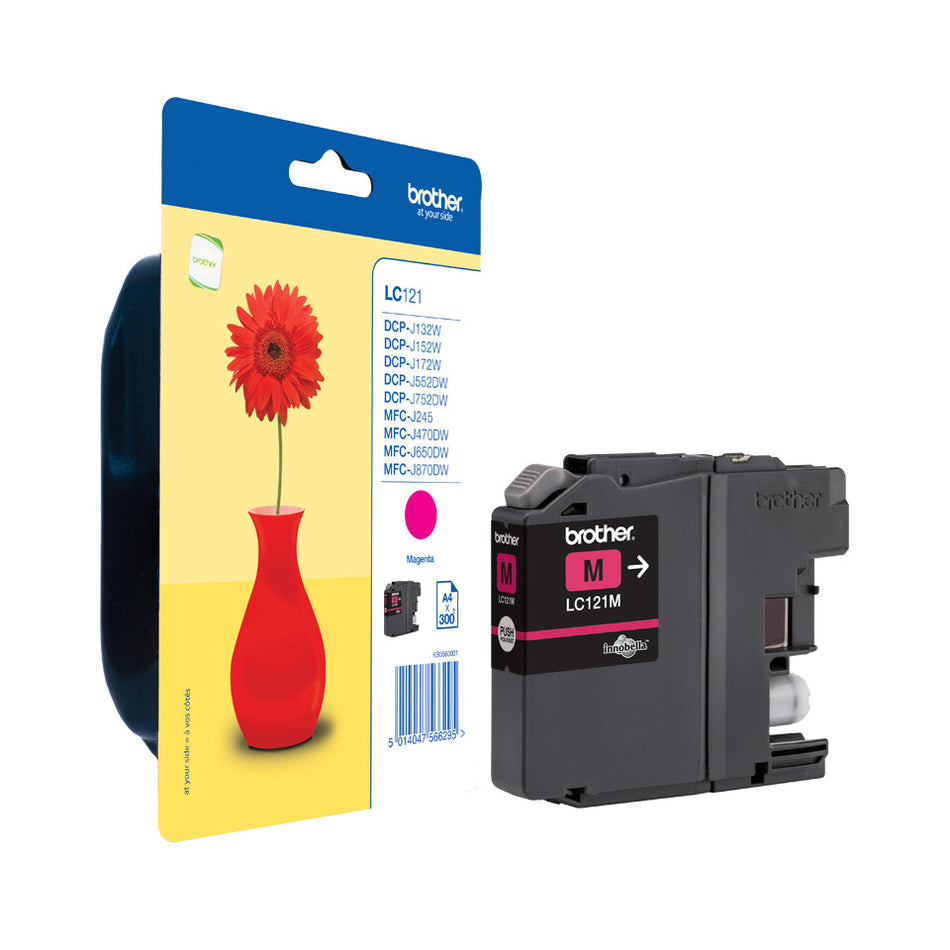 Brother LC-121M ink cartridge 1 pc(s) Original Magenta