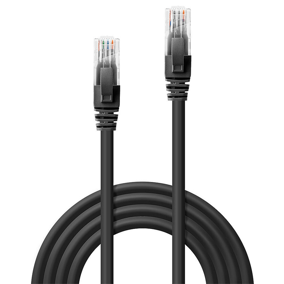 Lindy 3m Cat.6 U/UTP Network Cable, Black