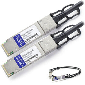 AddOn Networks 5m, 2xQSFP28 InfiniBand/fibre optic cable QSFP28 Black