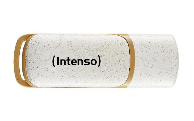 Intenso Green Line USB flash drive 128 GB USB Type-A 3.2 Gen 1 (3.1 Gen 1) Beige, Brown