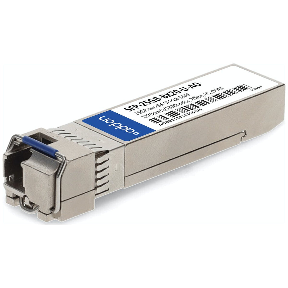 AddOn Networks SFP-25GB-BX20-U-AO network transceiver module Fiber optic 25000 Mbit/s SFP28