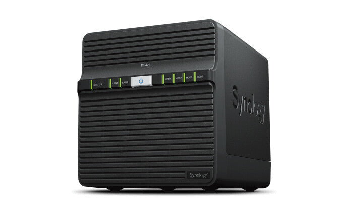 Synology DS423 NAS Realtek RTD1619B 2 GB DDR4 16 TB HDD DiskStation Manager Black