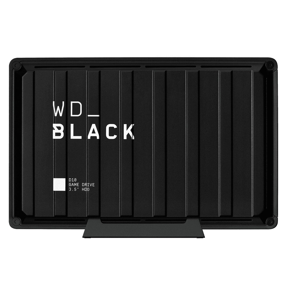 Western Digital D10 external hard drive 8 TB 7200 RPM 3.2 Gen 2 (3.1 Gen 2) Black, White