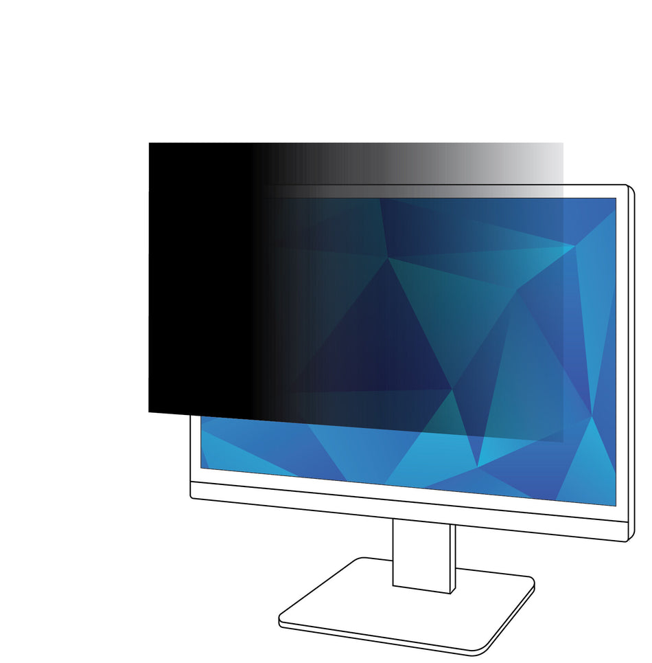 3M Privacy Filter for 23.8in Monitor, 16:9, PF238W9B