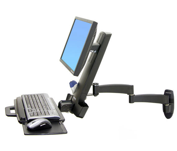 Ergotron 200 Series Combo Arm 61 cm (24") Wall Black