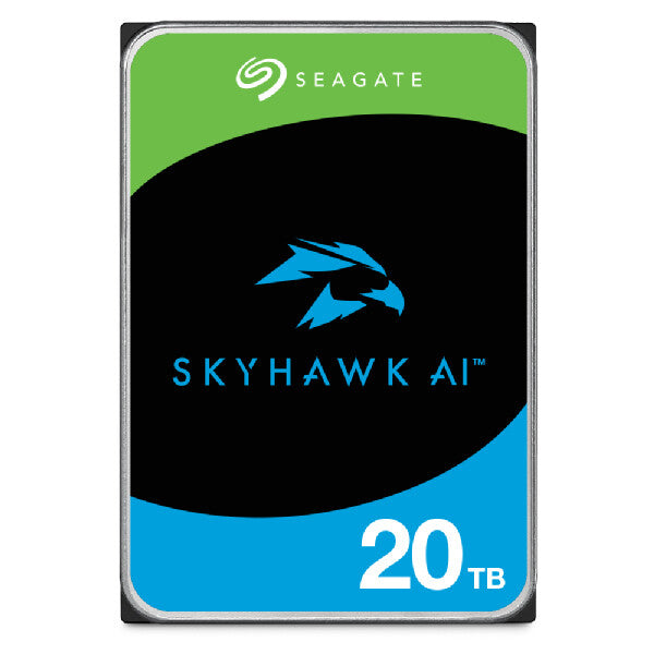 Seagate SkyHawk AI 20 TB internal hard drive 7200 RPM 256 MB 3.5" Serial ATA III