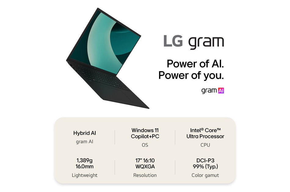 LG Gram AI 17Z90TL-G.AU88A1