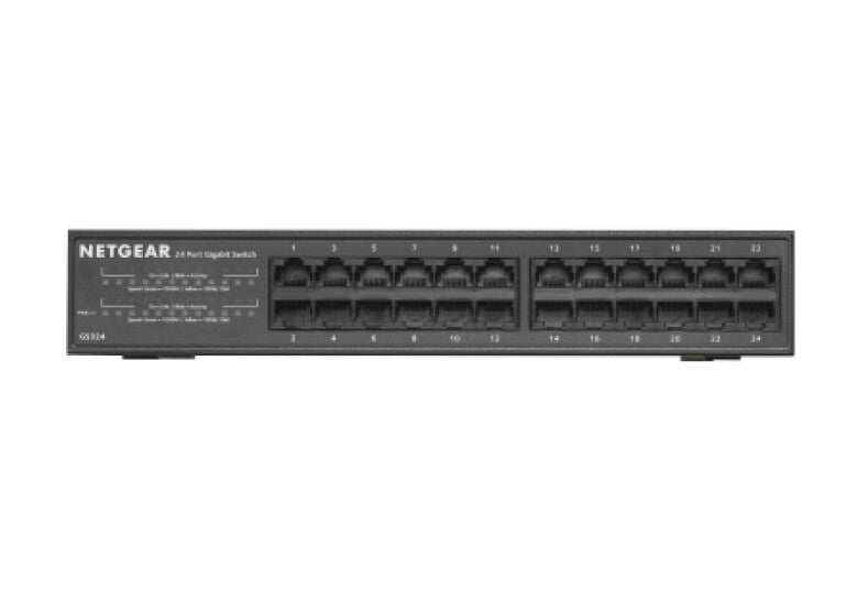 NETGEAR GS324 Unmanaged Gigabit Ethernet (10/100/1000) Black