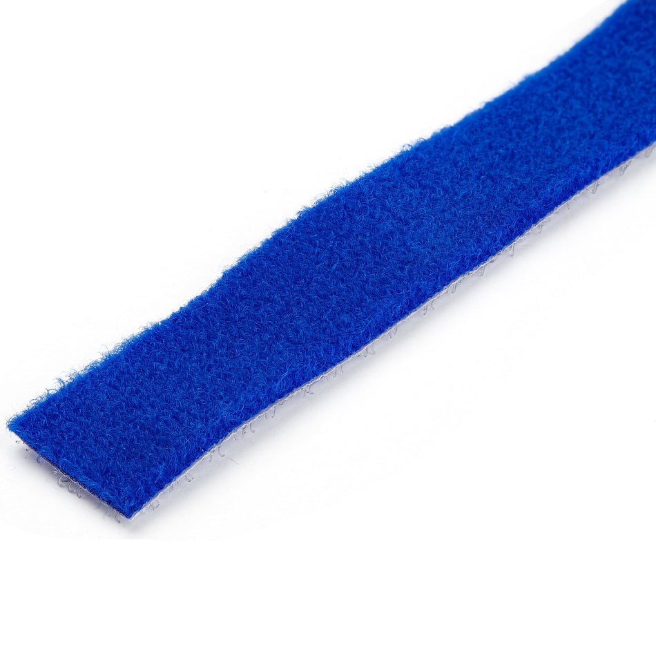 StarTech.com 25ft Hook and Loop Roll - Cut-to-Size Reusable Cable Ties - Bulk Industrial Wire Fastener Tape /Adjustable Fabric Wraps Blue / Resuable Self Gripping Cable Management Straps