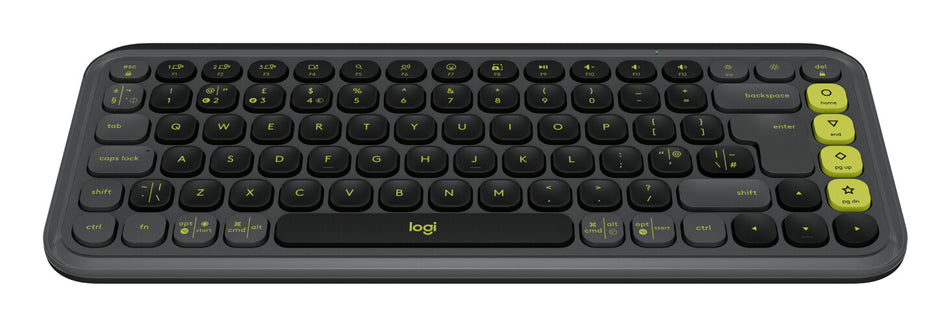 Logitech POP Icon Keys keyboard Universal Bluetooth QWERTY UK English Graphite, Green