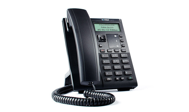 Mitel 6863 IP phone Black 2 lines LCD