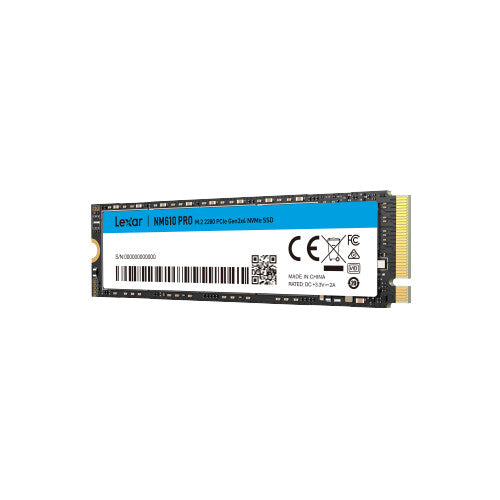 Lexar NM610 PRO 500 GB M.2 PCI Express 3.0 NVMe