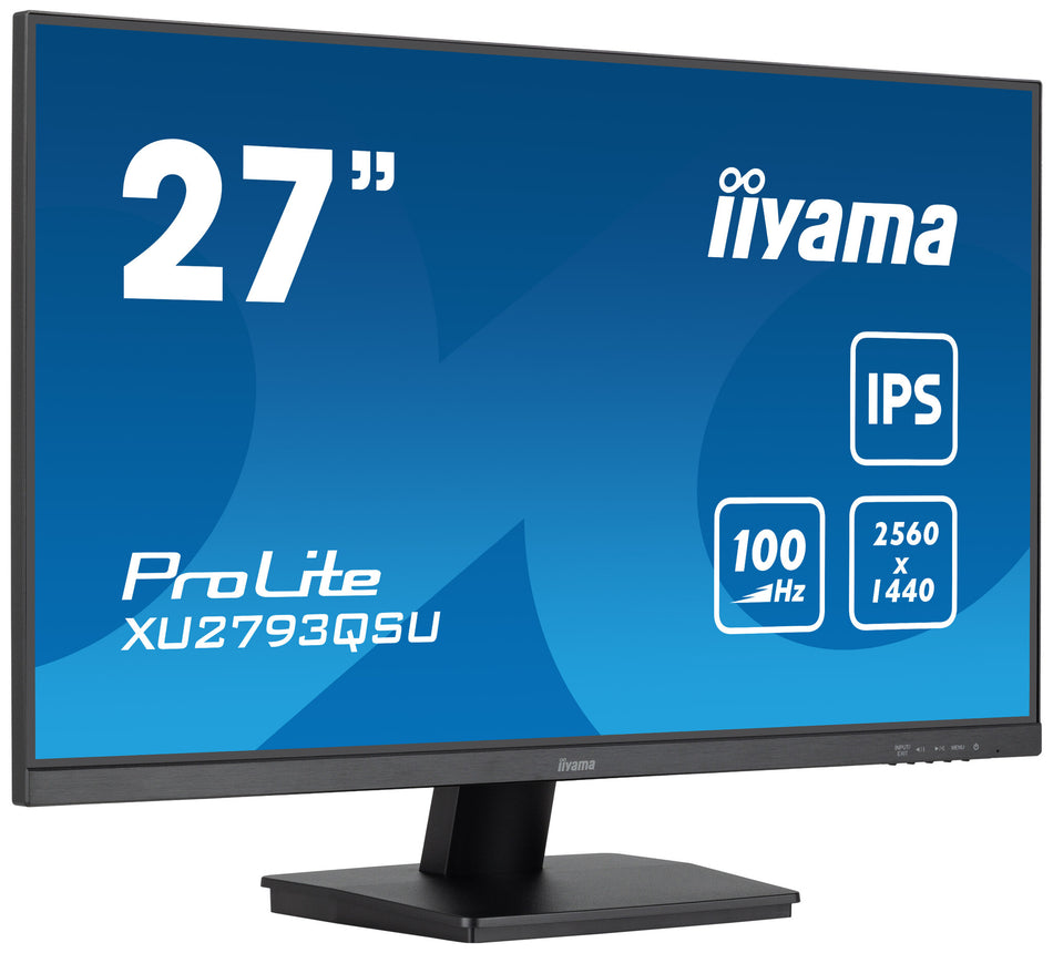 iiyama ProLite XU2793QSU-B7 LED display 68.6 cm (27") 2560 x 1440 pixels Wide Quad HD Black