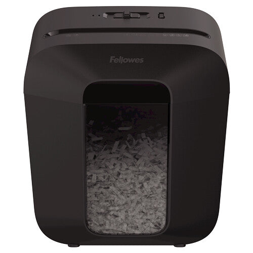 Fellowes Powershred LX25 Cross-Cut Shredder - patented Safety Lock