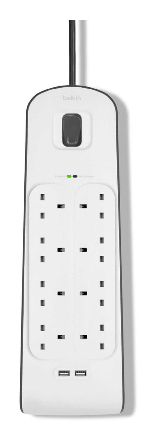 Belkin BSV804AF2M surge protector White 8 AC outlet(s) 2 m