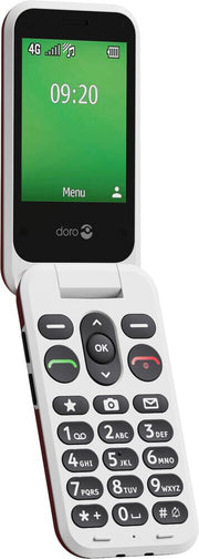 Doro Leva E22 7.11 cm (2.8") 127.8 g Red, White Feature phone