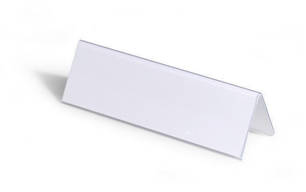 Durable 805219 non-metallic nameplate Transparent