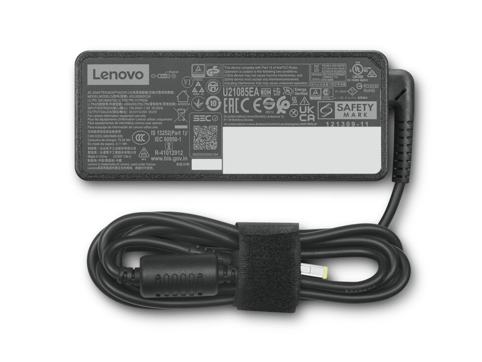 Lenovo 4X21J81444 power adapter/inverter Indoor 65 W Black