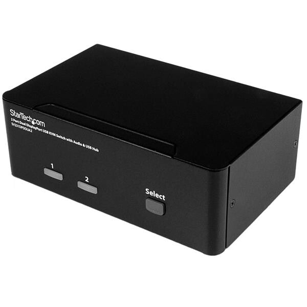 StarTech.com 2-Port DisplayPort Dual-Monitor KVM Switch - 4K 60Hz