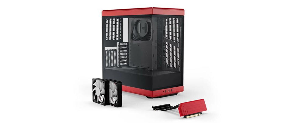 HYTE Y40 Midi Tower Black, Red