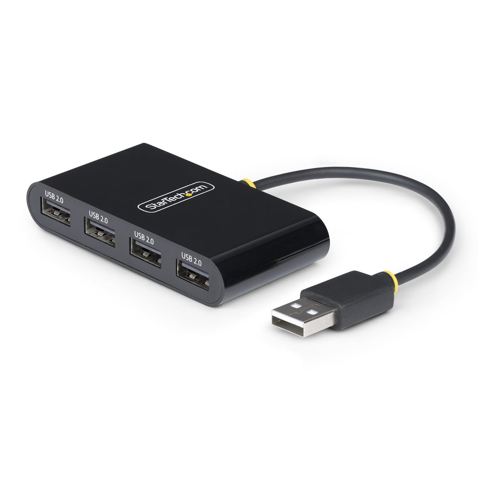 StarTech.com ST4200MINI2-USB-HUB interface hub USB 2.0 480 Mbit/s Black