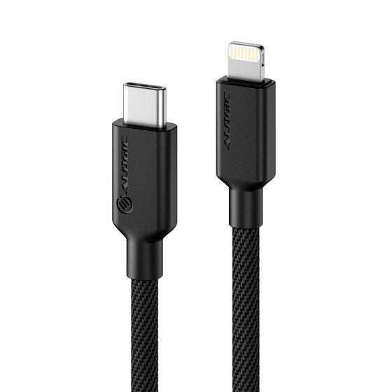 ALOGIC ELPC8P01-BK mobile phone cable Black 1 m USB C Lightning