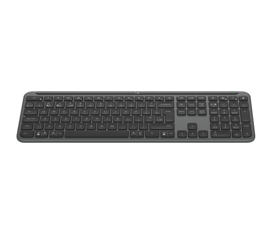 Logitech 920-012463 keyboard Office RF Wireless + Bluetooth QWERTY UK English Graphite