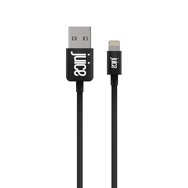 Juice JUI-CABLE-LIGHT-2M-RND-BLK lightning cable Black