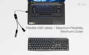 i-tec USB-A Cable HUB 2 port (2x USB-A)