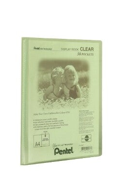 Pentel Display Book Clear personal organizer Green