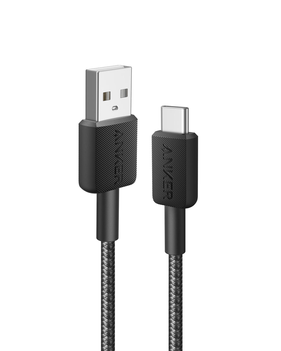 Anker 322 USB cable 0.9 m USB A USB C Black