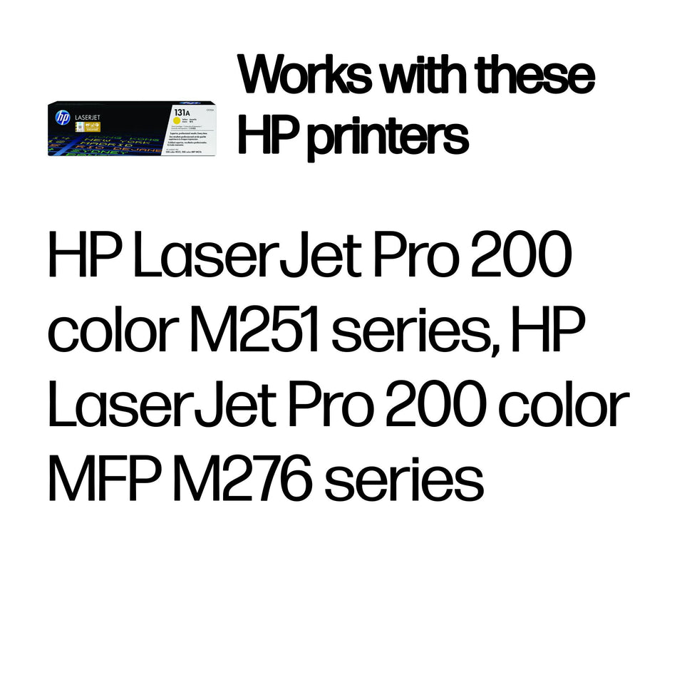 HP 131A Yellow Original LaserJet Toner Cartridge